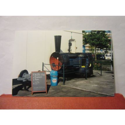 A STEAM BOILER, HOORN, NETHERLANDS , 2005 photograph.. railway #