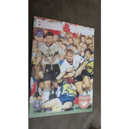 1993 Rugby Football League Programme - Widnes v Salford