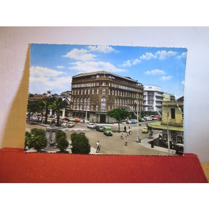 CITY CENTRE, NAIROBI, KENYA. used vintage postcard. RP 1960 postmark =