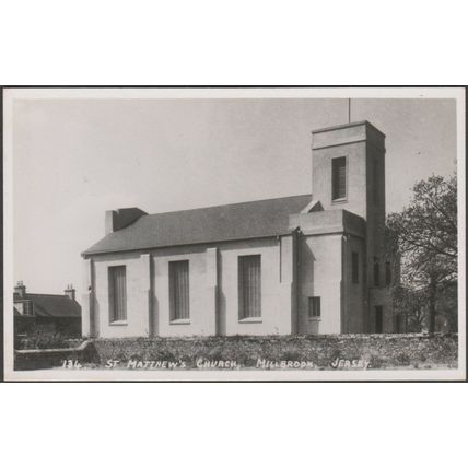 St Matthew's Church, Millbrook, Jersey, c.1950 - RP Postcard
