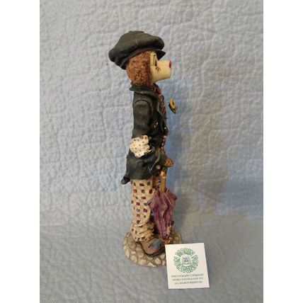 BOYDS BEAR HONKER T FLATFOOT SEND IN THE CLOWNS FOLKSTONE COLLECTION FIGURINE