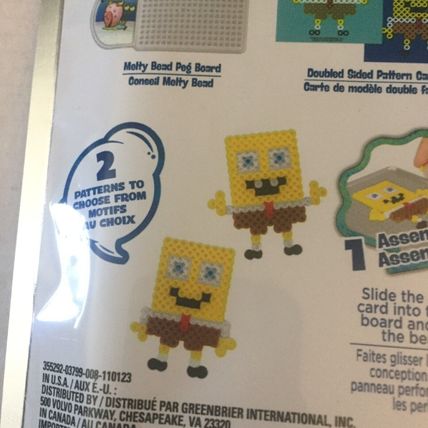 NEW Spongebob Squarepants Melty Bead Kit