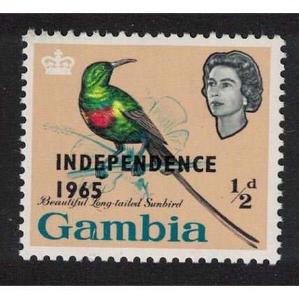 Gambia Long-tailed Sunbird Birds 1963 MNH SG#215