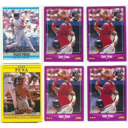 Tony Pena 11x card lot