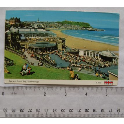 1986 postcard Scarborough, Spa & South Bay