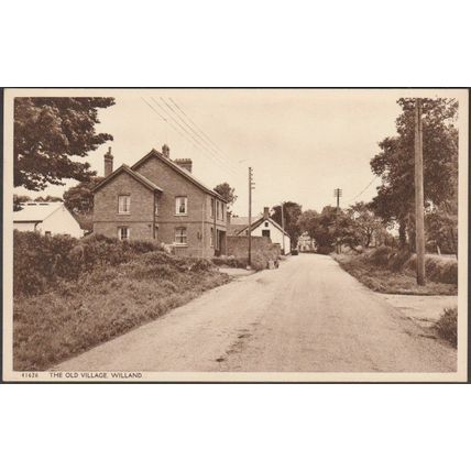 The Old Village, Willand, Devon, c.1950 - Harvey Barton Postcard