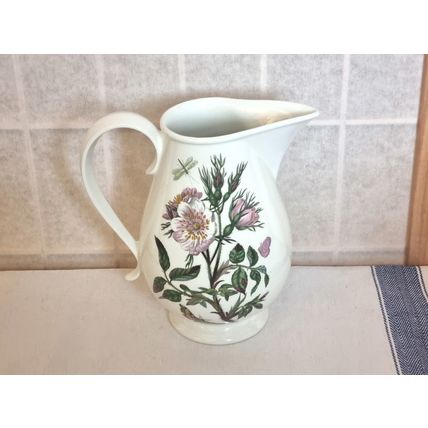 Vintage Floral Water Jug | Portmeirion Botanic Garden Original Box 1.75 Pint