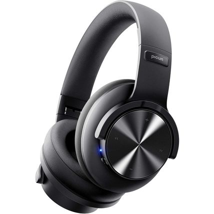 Picun B8 Bluetooth Headphones, 120H Playtime Headphones Wireless Bluetooth with