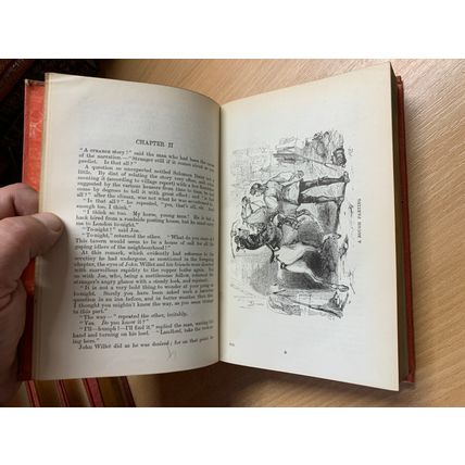 RARE* 1914 CHARLES DICKENS BARNABY RUDGE FIRESIDE EDITION FICTION HB BOOK (P4)