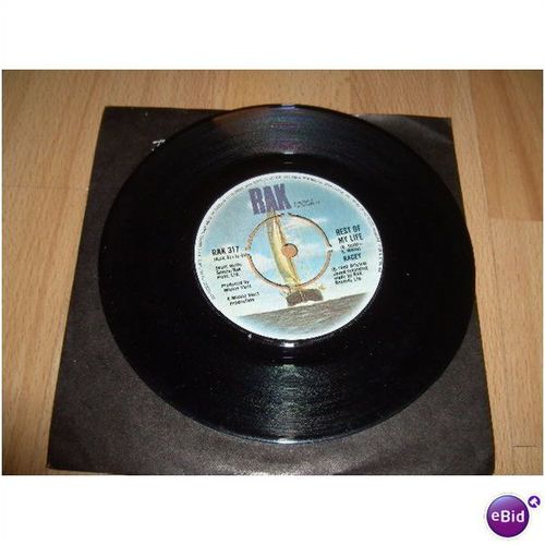 racey, rest of my life. 1980 7" vinyl. rak 317