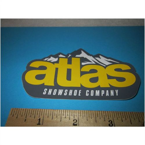 Atlas Snowshoe Company logo sticker