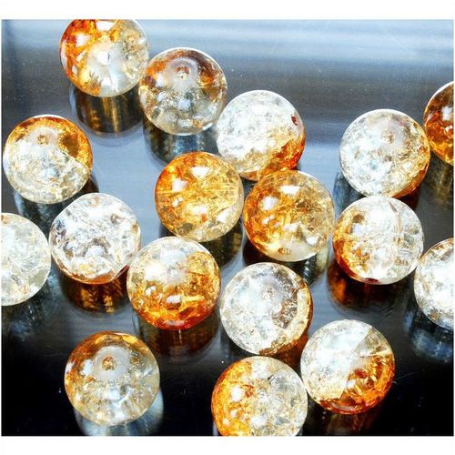 10 no. Modern Art Sparkle Crackle 10mm Beads Jewellery Making 2012
