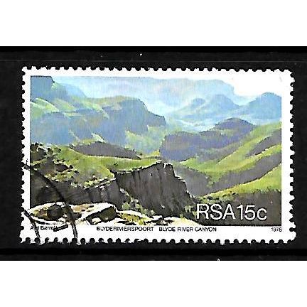 SOUTH AFRICA 1978 TOURISM 15c BLYDE RIVER CANYON SG 452 FINE USED#