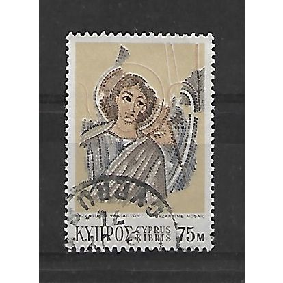 Cyprus.SG367 75m "Angel" (mosaic detail),Kanakaria Church.Fine Used.May20a