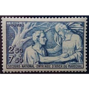 FRANCE: 1941 Winter Relief Fund: SG706 MH