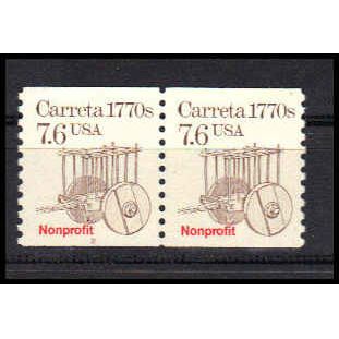 2255 7.6c Carreta Fine MNH Dry Gum CNP Left 2 PA0926