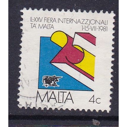 MALTA 1981 INTERNATIONAL TRADE FAIR 4c USED SG661
