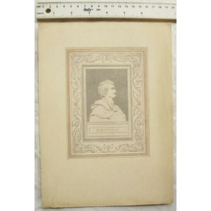 Vintage engraving - Newton