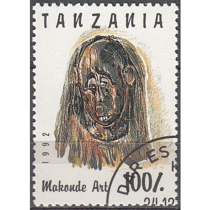 Tanzania 1992 Michel 1441 O Cote (2005) 0.70 Euro Art Makonde Sculpture