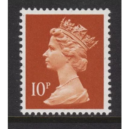 X940 10p Dull Orange PCP Unmounted Mint GB Machin
