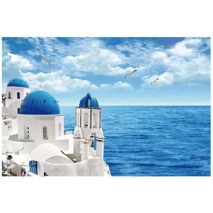 Adult Jigsaw Puzzle – 1000 Pieces Landscape Animation Aegean Sea Shape
