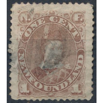 Prince of Wales: 1c Type II - Newfoundland 1880 - F H - SG 44b