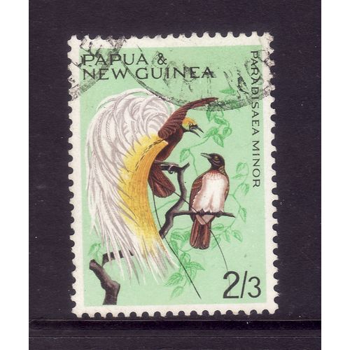 PAPUA NEW GUINEA 1964 SG68 2s.3d LESSER BIRD OF PARADISE FINE USED