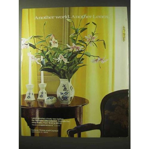 1984 Lenox Decorated Gifts Collection China Ad