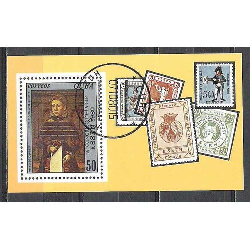 Cuba N° Bloc 63 OBLITERE ( USED )