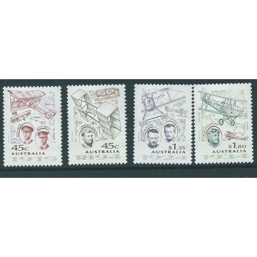 australia stamps sg1457 sg1457 set mnh aircraft