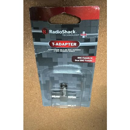 RadioShack BNC Female T-Adapter 278-111 2780111