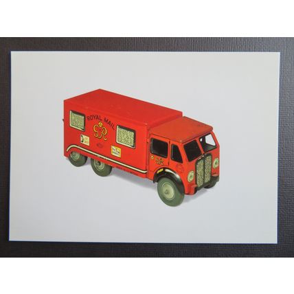 Mettoy GPO Van Tin Plate Model, National Postal Museum Postcard