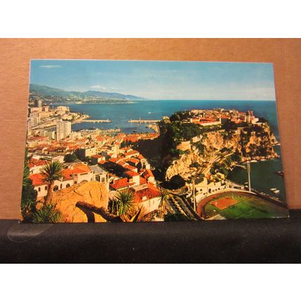 general view, MONTECARLO, MONACO unused vintage postcard vgc