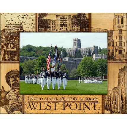 West Point United States Military Academy Engraved Wood Picture Frame (4 x 6)