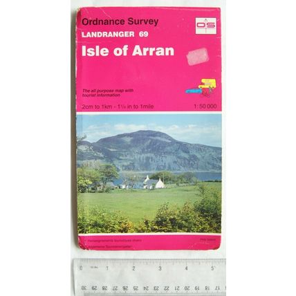 1987 OS Landranger Map Sheet 69 Isle of Arran, second series