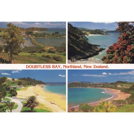 Doubtless Bay Northland New Zealand Postcard