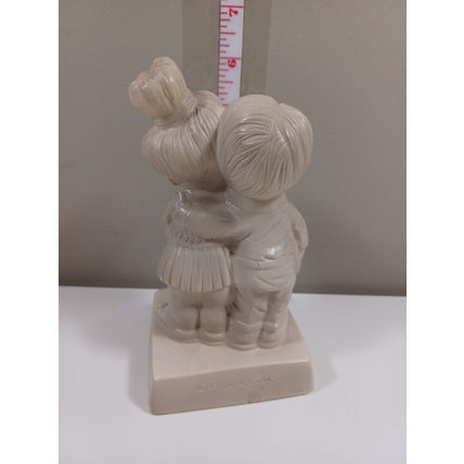 W & R Berries 6.5" Resin Statue 1970 HAPPY ANNIVERSARY very nice