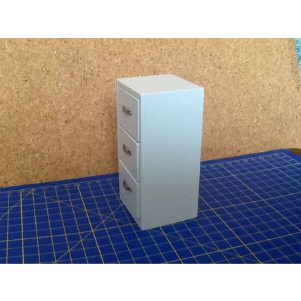 Filing Cabinet 1:12th Dolls House Miniature