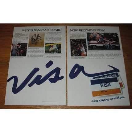 1977 VISA Credit Card Ad - Why is BankAmericard now becoming VISA?