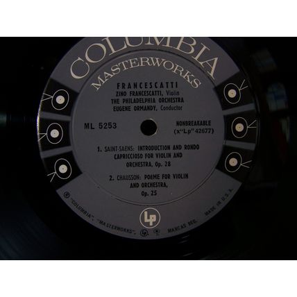 Francescatti - LP Record