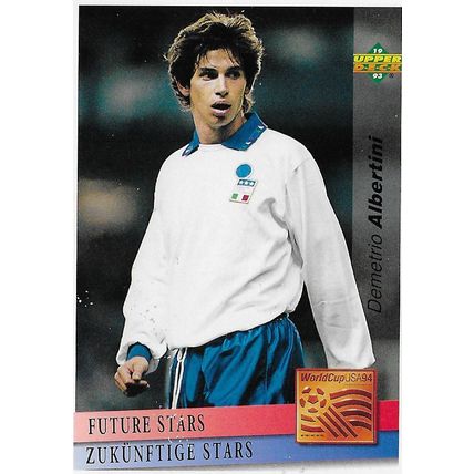 Upper Deck FIFA WC USA 1994 Preview: Future Stars, Italy - Albertini