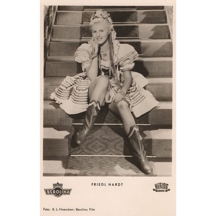 Friedl Hardt Berzog German Berlin Postcard