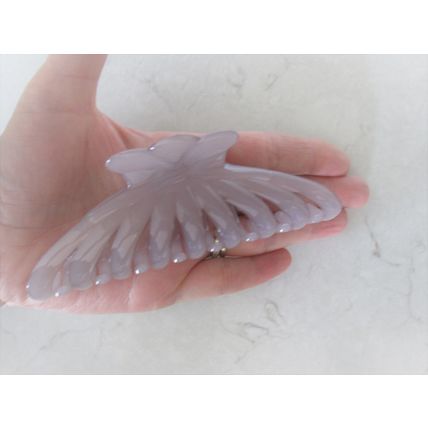 Large lavender lilac purple hair claw clip for thick hair