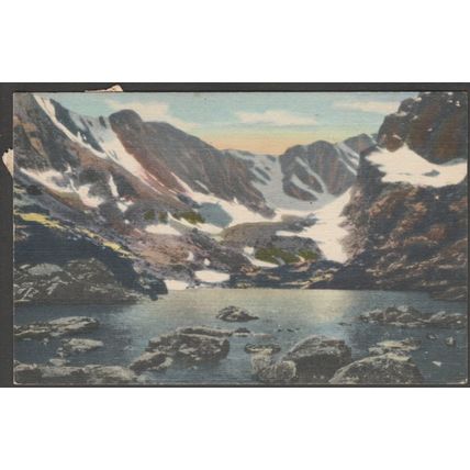 Loch Vale, Rocky Mountain National Park, Colorado, 1952 - Union Pacific Postcard