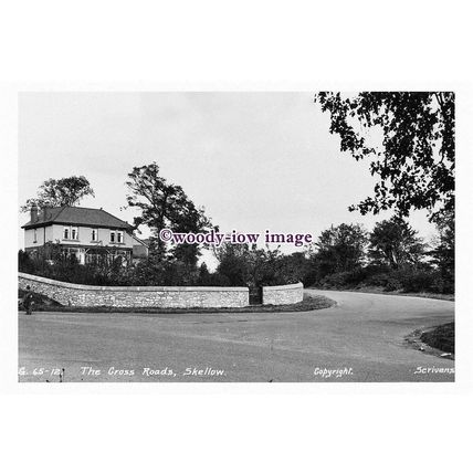 pu2230 - Yorks - Skellow, The Crossroads & the House nearby - print 6x4