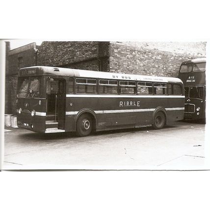 Black & White Photograph of Ribble Motor Services Ltd. - ERN 710