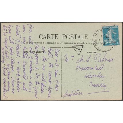Hôtel Régina, Wimereux, 1923 - Timinsky CPA
