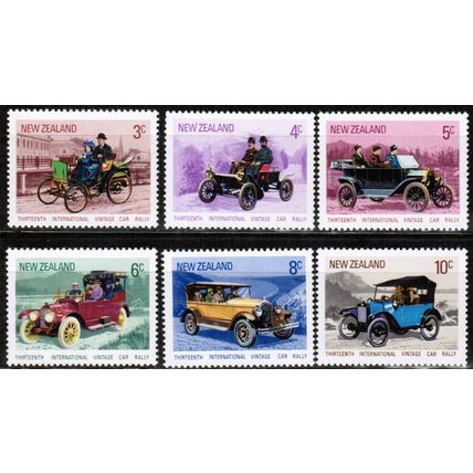 1972 New Zealand - Sc#489-494 - Vintages automobiles set of 6 - Mint NH