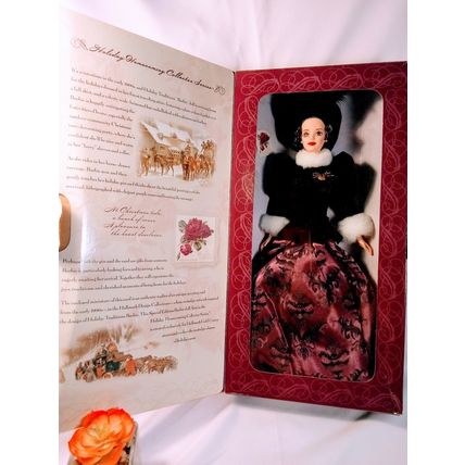 Historical Barbie Girl, Unique Vintage Barbie Dress, Barbie Classic Holiday Doll