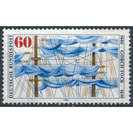 Birth Centenary of Johan Kinau - West Germany 1980 - MNH - MiNr 1058